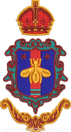 badge logo bee