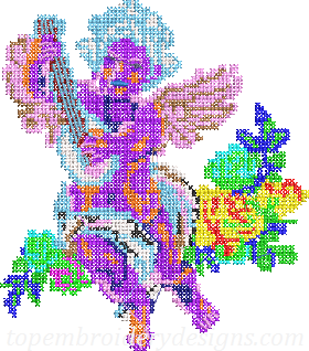 characters angel cross stitch