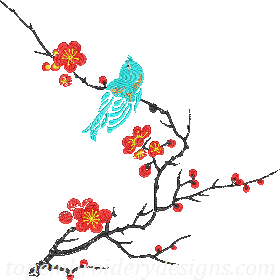 plum blossom bird