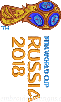 Badge logo Russia World Cup