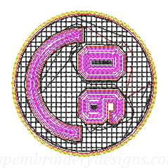 Badge logo towel embroidery