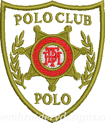 badge logo polo men