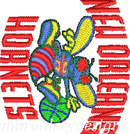 badge logo bee