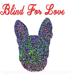 Beaded dog head