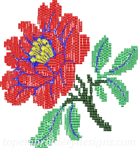 cross stitch beautiful flowers