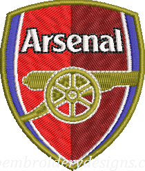 badge logo smoke gun arsenal