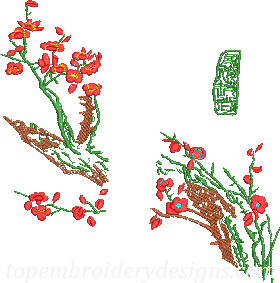 plum blossom chinese style