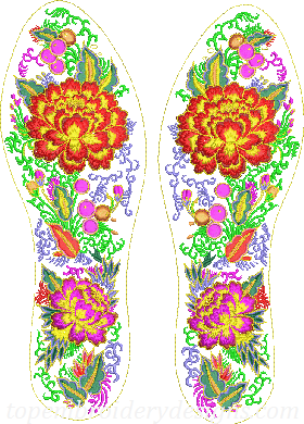 Insole pretty flower