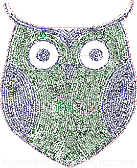 owl sequins